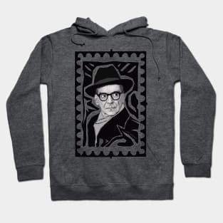 Ivo Andrić in Black and White Hoodie